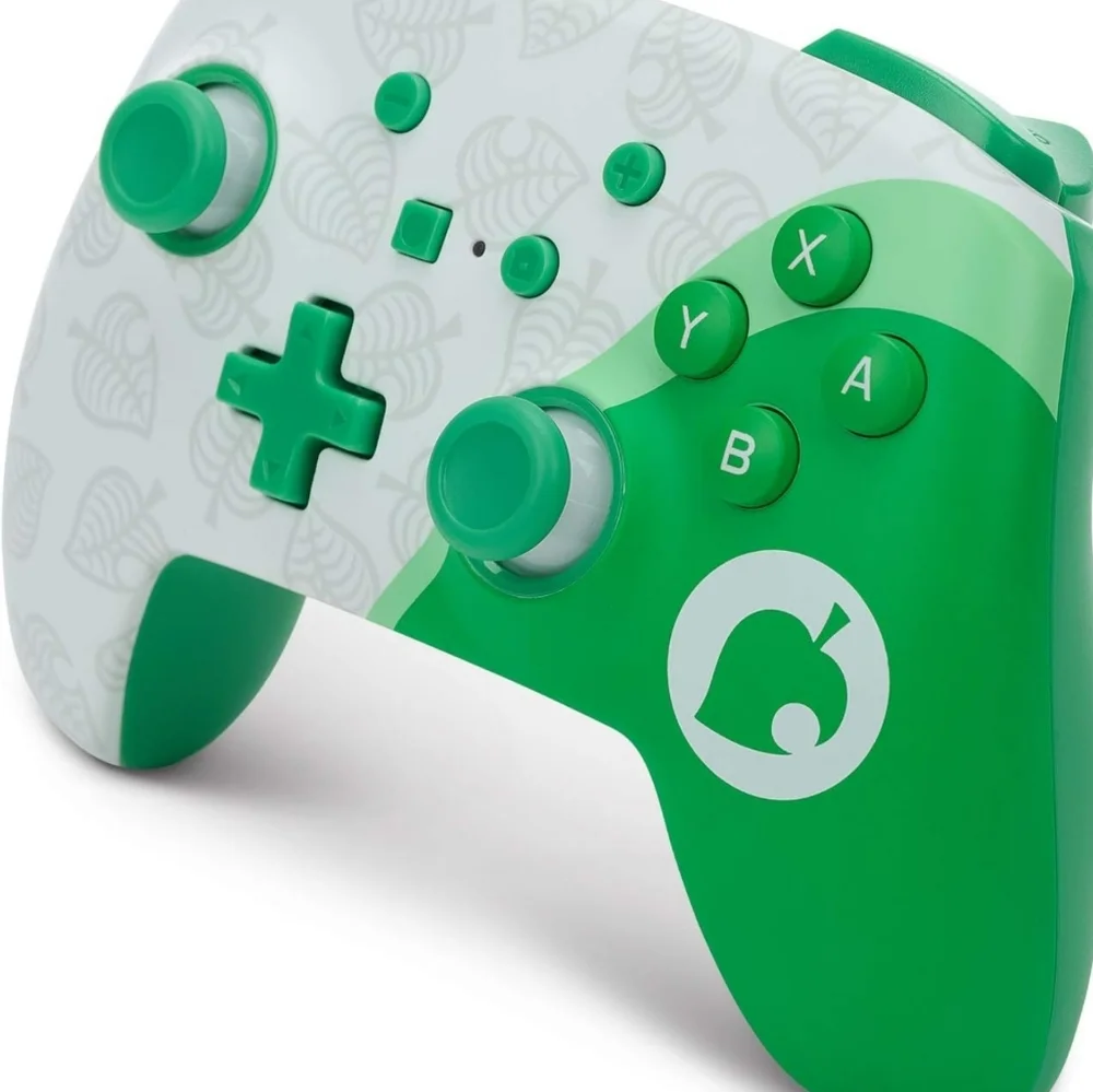 Nintendo Switch PowerA Enhanced Wireless Cintroller Animal Crossing Edit…